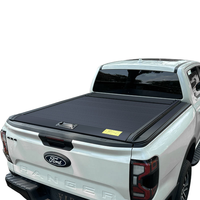 Couverture de benne de camion rétractable en alliage d'aluminium pour F150 Ranger Toyota Hilux Nissan Navara Chevy Colorado
