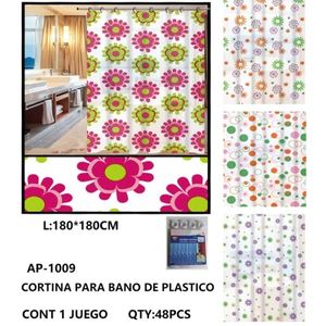 CASAMAX WL AP-1009 Tenda Doccia in Plastica 180x180cm, Box Doccia Creativo, Lussuoso, Elegante, Portatile, Classico e Durevole - Product Image 1
