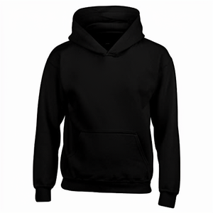 Sweat à capuche surdimensionné personnalisé en peluche respirant, style vintage, couleur unie, pull décontracté d'hiver pour hommes et femmes - Product Image 1