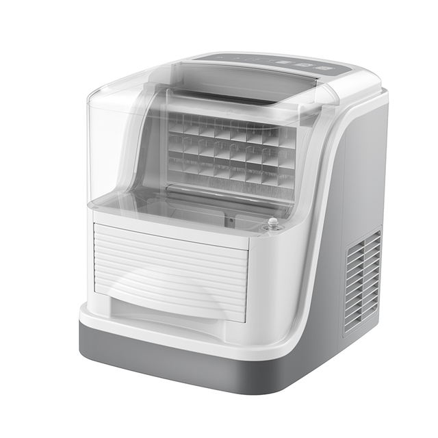 White Ice Cube Maker Household Ice Maker 220v Stainless Steel Ice Maker Machine for Home