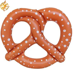 Party summer music inflatable toys swimming ring fun pepper salt roll cake swimming ring