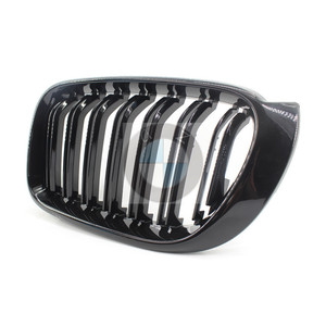 Rejilla Delantera para BMW, Negro Brillante, Doble Línea, para X3 X4 F25 F26 2014 2017, Pieza de Repuesto de Plástico ABS - Product Image 2