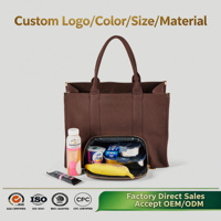 Sac fourre-tout quotidien en gros avec compartiment isotherme pour déjeuner, compatible ordinateur portable 15 pouces, porte-clés et porte-bouteille, plusieurs couleurs