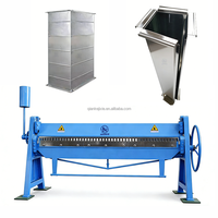 Cintreuse manuelle de tôles en fer de 8 pieds, style français, économique, pour tuyaux de cheminée, machine à plier les plaques, machine à sertir, presse plieuse