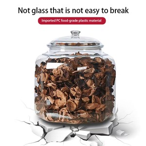 Klassieke Stijl Plastic Opslagpotten Effectieve Conservering Verzegeld Deksel Voor Snacks Snoepjes Droge Goederen Thee Koffie <span class=keywords><strong>Capsules</strong></span> - Product Image 6