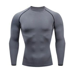 China Factory Custom Logo Men Design Long Sleeve Sublimated Printed Diving Rash Guard - Product Image 2