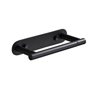 Porte-papier toilette rotatif auto-adhésif en alliage de zinc, design moderne, surface polie, accessoires de salle de bain - Product Image 3