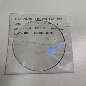 1.56 potongan biru progresif UV420 <span class=keywords><strong>HMC</strong></span> lensa manufaktur Anti biru - Product Image 1