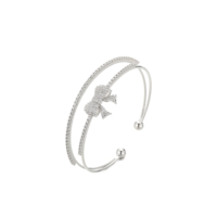 Bracelet élégant et raffiné, orné d'un joli nœud, style mode, double ou simple nœud, ethnique, unique, pour tous les jours