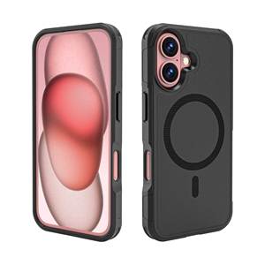 Hot Selling Heavy Duty Rugged Hybrid TPU+PC Mobile Phone <strong>Case</strong> for <strong>iPhone</strong> 16 Pro Max Plus Magnetic Safe <strong>Case</strong> - Product Image 3