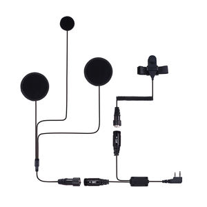 ชุดหูฟังติดหมวกกันน็อคแบบ 2 พิน สำหรับมอเตอร์ไซค์ พร้อมไมโครโฟน PTT แบบซ่อนในหูฟัง <span class=keywords><strong>ใช้</strong></span>สำหรับ<span class=keywords><strong>สื่อสาร</strong></span>แบบอินเตอร์คอม สำหรับ <span class=keywords><strong>Icom</strong></span> F3/VERTEX VX-310 - Product Image 2