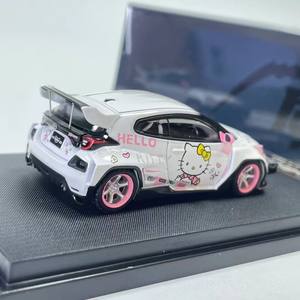 Modèle de voiture en alliage modifié Fuji 1/64 GR Yaris <span class=keywords><strong>Rocket</strong></span> <span class=keywords><strong>Bunny</strong></span> Widebody, simulation d'ornement - Product Image 3
