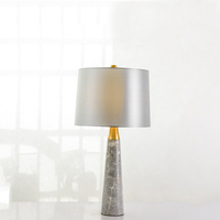 Lampe de table LED AC moderne personnalisée par les fabricants, avec abat-jour en tissu, éclairage de table intérieur à économie d'énergie pour la décoration de la maison