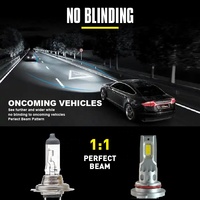 Bombilla LED para Faros Delanteros 9012 Estilo L4 6500K 28W 2800 Lúmenes Iluminación Súper Brillante para Automóviles