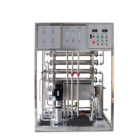 Usine de traitement de l'eau pure par osmose inverse à deux étages, système/machine de dessalement de l'eau de mer compact pour les petites entreprises