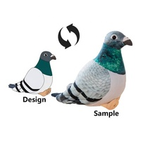 Meilleures ventes Peluche d'aigle réaliste en peluche personnalisée Mascotte en peluche Jouet d'oiseau faucon