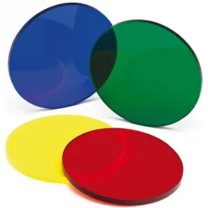 Massive farbige Acryl-Plexiglas scheiben Laser geschnittene runde Kunststoff kreise