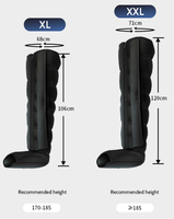 Bottes de récupération à 8 chambres, 5200 mAh, compression d'air maximale 260 mmHg, masseur de jambes avec sac de transport