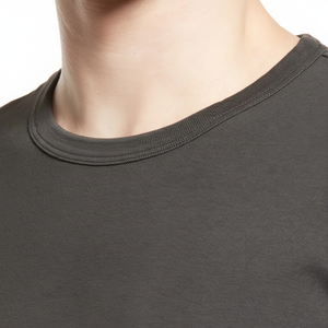 Camisetas unisex de marca personalizada con cuello redondo Camiseta suave con cuello redondo de punto acanalado - Product Image 1