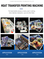 Cowint 2023 dtf imprimante machine d'impression quatre têtes d'impression i3200 a1