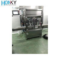 Machine de remplissage et de bouchage électrique entièrement automatique de haute précision pour bouteilles en plastique, applications médicales et shampoings, avec moteur central