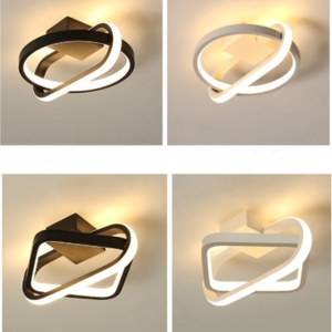 Nordic Design Iron Ceiling <b>Light</b> Surface Mounted LED Silicone Shade 21W Warm/White/Neutral for Hallway <b>Corridor</b> Entryway - Product Image 5