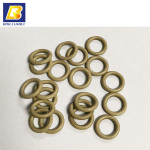 Duro 70 shore A anneaux toriques en verre argenté fluorosilicone, anneau en élastomère conducteur approuvé par UV joint torique électrique - Product Image 4