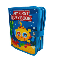 Conception Activités de voyage pour tout-petits Feutre Occupé Conseil Éducatif Premiers Outils Rose Filles Livre Calme pour Enfants