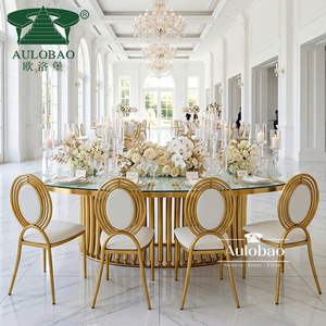 Wholesale <b>Round</b> Back Dining Stainless Steel Wedding Luxury Event <b>Chair</b> - Product Image 5