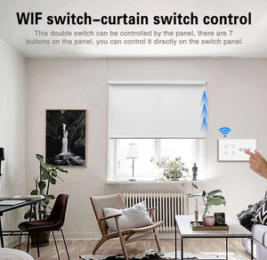 Sls Tuya Wifi Touch Muur Elektrische Gordijn En 1/2/3/4 Bende Lichtschakelaar Voor Smart Home Systeem Alexa & Google Home Control - Product Image 2