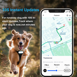 Traceur GPS 4G pour chat avec géolocalisation, application multi-utilisateurs, étanche IP65, suivi en temps réel, Bluetooth 4G, traceur portable léger - Product Image 2