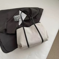Sac à main zippé de qualité supérieure pour femme, style rétro, grande capacité, design décontracté, couleur unie, idéal pour le shopping