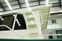 Bateau de plaisance en aluminium entièrement soudé de 11 m avec cabine, bateau de débarquement à toit rigide, bateau de pêche en haute mer, yacht de luxe