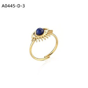 Anillo de Moda con PIEDRA NATURAL A0445 para Mujer, Joyería de Alta Calidad - Product Image 3
