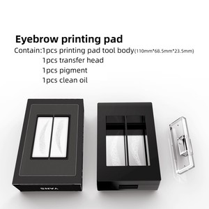 Kit de teinture pour sourcils imperméable avec <span class=keywords><strong>tampon</strong></span> de poudre pour un effet naturel parfait et une forme délicate - Product Image 5
