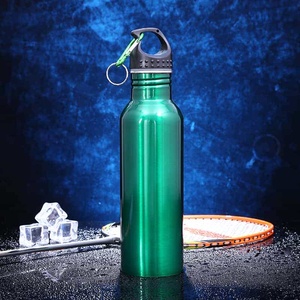 Nueva Botella Deportiva Creativa de Acero Inoxidable de Pared Simple, con Impresión de Logotipo Promocional, para Regalo, Tienda, Deportes al Aire Libre, a Prueba de Fugas - Product Image 3