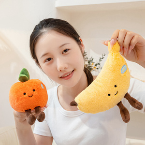 Juguete de <span class=keywords><strong>Peluche</strong></span> de Frutas de Dibujos Animados Surtidos, Múltiples Estilos Opcionales, Adorable Cara Sonriente con Detalle de Bordado, <span class=keywords><strong>Peluche</strong></span> Relleno - Product Image 2