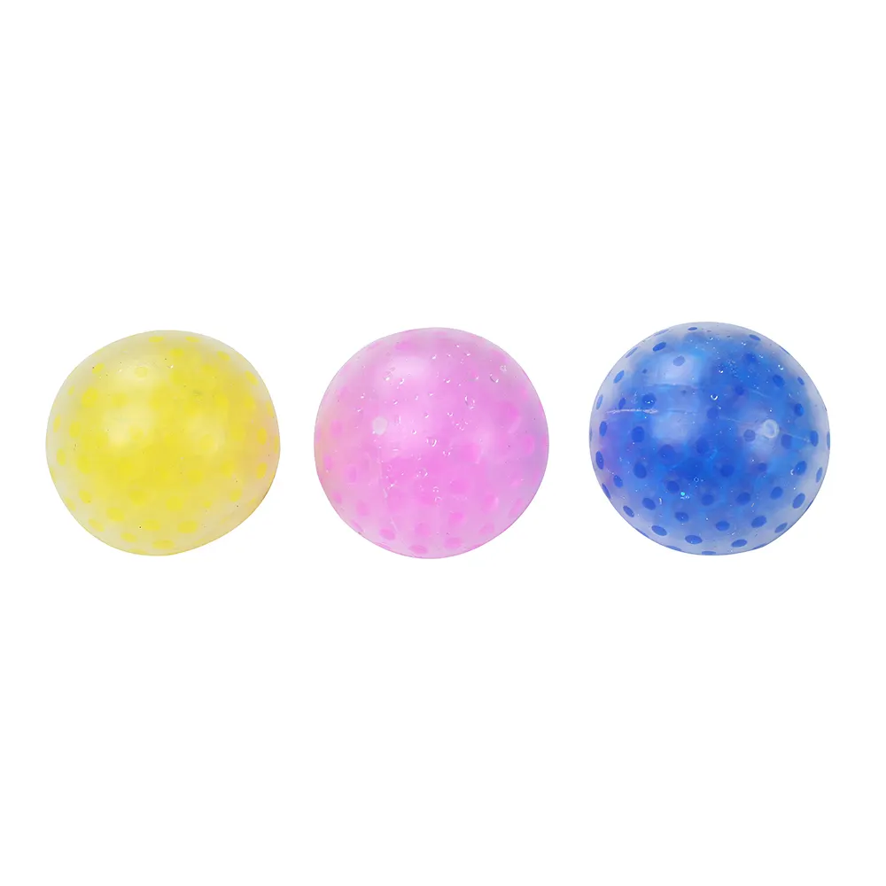 Eco-friendly Tpr Round Squeeze Reduce Stress Bead Exercise Ball Pull Stretch Ball Soft Toy 6cm Tpr,rubber 2880 Pcs EU, USA XTQ