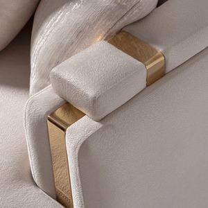 Divano di Lusso per Reception d'Hotel <span class=keywords><strong>in</strong></span> Offerta, Design Moderno di Alta Qualità, Modulare a Due Posti a Forma di L, Personalizzabile su Misura - Product Image 6