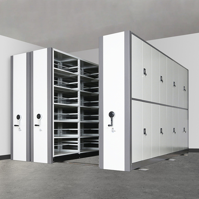 High Density Mobile Shelving Archive Filing Cabinet Dense Rack Mobile Compactor Storage System File Compactor