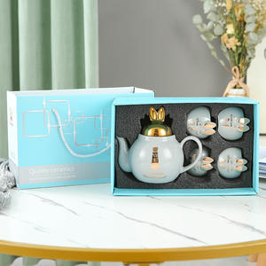 Services à eau en céramique, tasses et bouilloires domestiques, résistants aux hautes températures, tasses et services à thé de grande capacité - Product Image 5