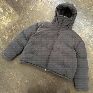 <span class=keywords><strong>Abrigo</strong></span> de plumón personalizado para hombre, sudadera cálida con relleno de pato, prendas de vestir exteriores de talla grande, chaqueta acolchada de invierno acolchada con burbujas acolchada ligera - Product Image 3