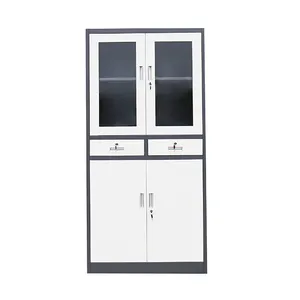 Steel Combination Bookcase And Book Lock Metal Filing Cabinet Iron Cupboard
