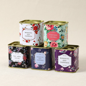 Caja de Almacenamiento Decorativa de Metal, Hermética, para Conservación de Té, Uso en Hogar y Oficina, Marca Mystic Arts - Product Image 2