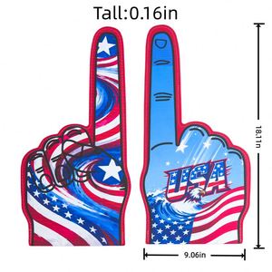 Custom LOGO 18 in <b>EVA</b> Giant Foam Finger Cheerleading Gloves for Athletics Soccer Celebration Cheerleading Local Sport Occasions - Product Image 2