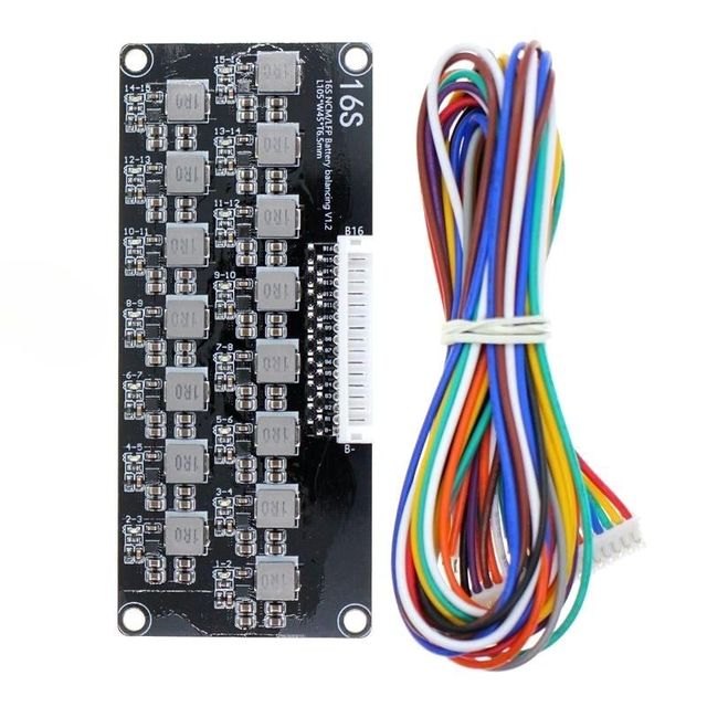active 1.2A 2S to 17S compatible smart balancer 12V 24V 36V 48V Lithium equalizer 1.2A High Current Equalizer Module ic