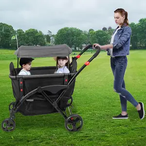 OEM ODM Baby Wagon Stroller Custom Baby Trend 2-in-1 Stroller Wagon Free Design Baby Wagon Stroller With Canopy/