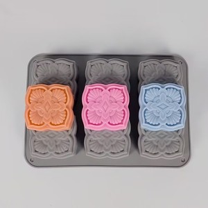 Silicone khuôn cho xà phòng làm khoang hoa vuông loạt - Product Image 5