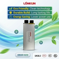 Batterie LiPo polymère au lithium LongKun 3.7V 8500mAh 31.5Wh à haute densité énergétique pour drone UAV, robot, OEM/ODM
