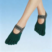 Chaussettes de yoga antidérapantes pour femmes avec adhésif pour les orteils, pour le commerce international et les ventes transfrontalières, qualité professionnelle